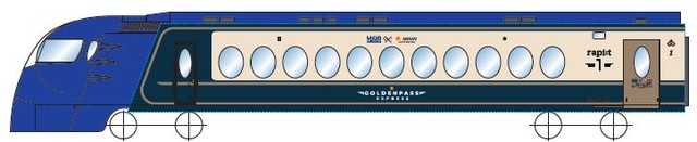 ラッピング列車「MOBラピート」（南海プレスリリースから）
