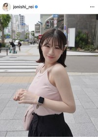 上西怜のインスタグラム＠jonishi_reiより