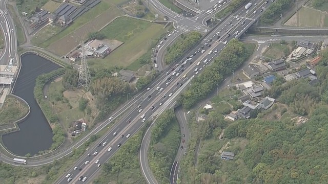 NEXCO西日本が、中国地方の年始の渋滞予測を発表