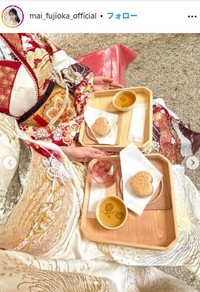 藤岡舞衣のインスタグラム@mai_fujioka_officialより
