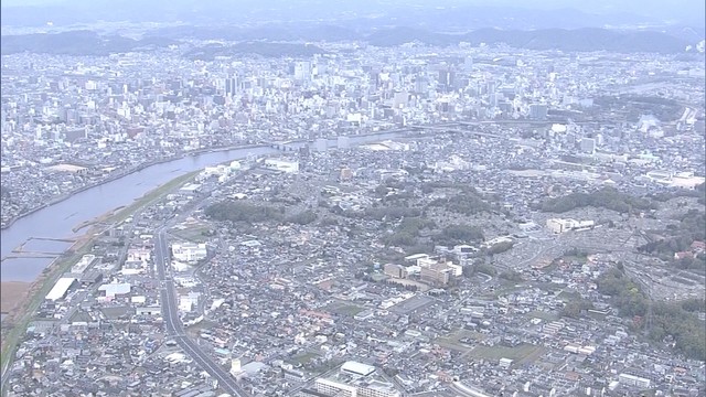岡山県の地価調査　全ての用途の平均変動率が28年連続下落