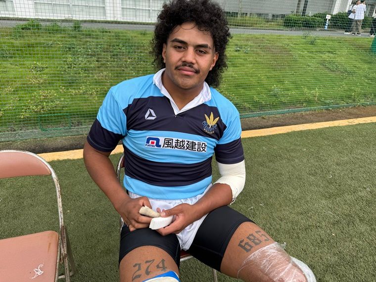 ラグビー - 関東学院大学のラリー・ティポアイールーテル 奮闘続ける