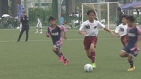 作陽学園高校で開かれたカスケホーム杯U‐11サッカー大会