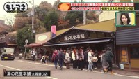 有馬温泉のメインストリート、太閤通りで人気なのが「湯の花堂本舗©テレビ大阪