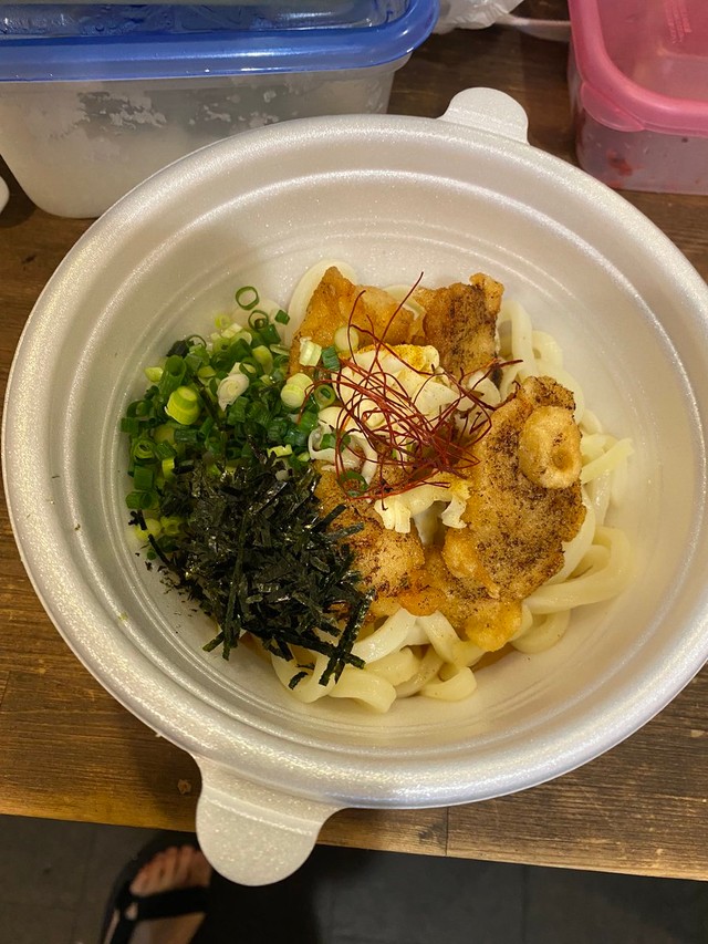 ウーバーイーツで届けられる地域にはうどんを届けた＝讃岐うどん2代目WATARO（@2Wataro）提供