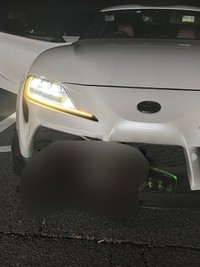 保険会社に報告するため撮影した事故時の様子（※一部をモザイクで編集　画像提供：りゅうぶらさん）