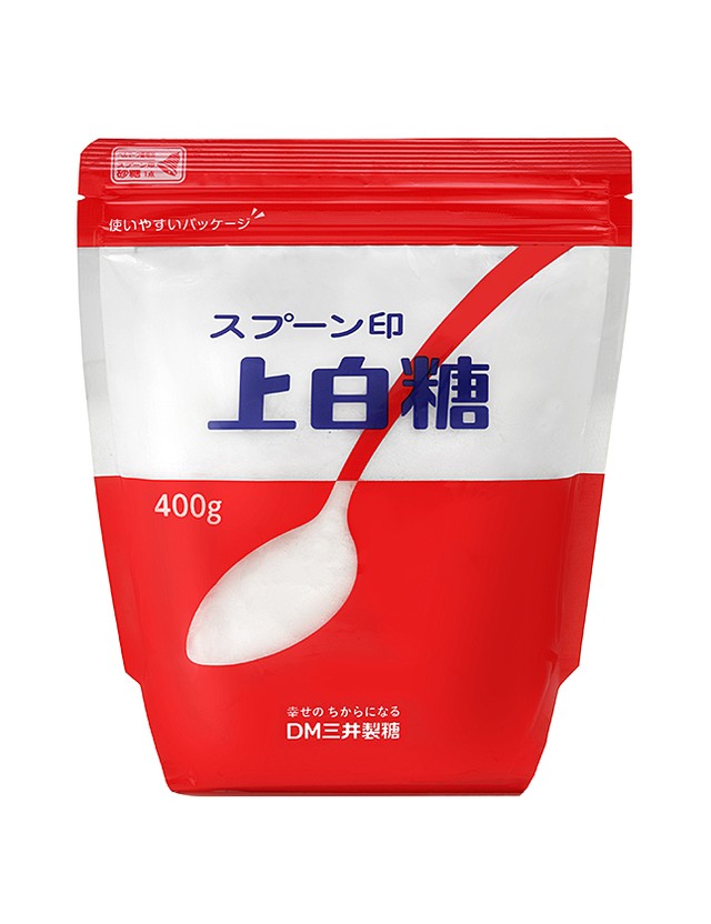 上白糖は乾燥すると固まるという性質があるので、乾燥剤を入れないように要注意（画像提供：DM三井製糖）