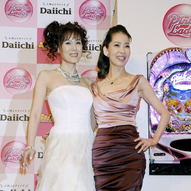 イベントに登場したピンク・レディー＝2011年