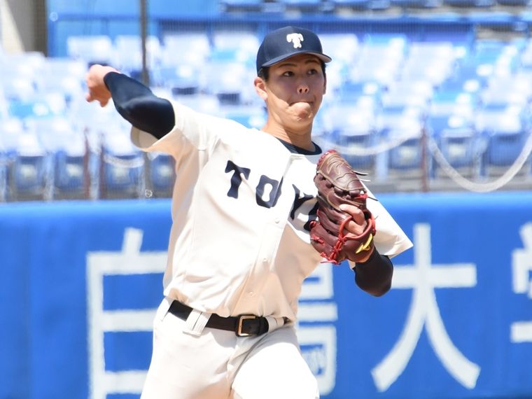 野球 - 東洋大学・大坪廉 飯田晴海以来の