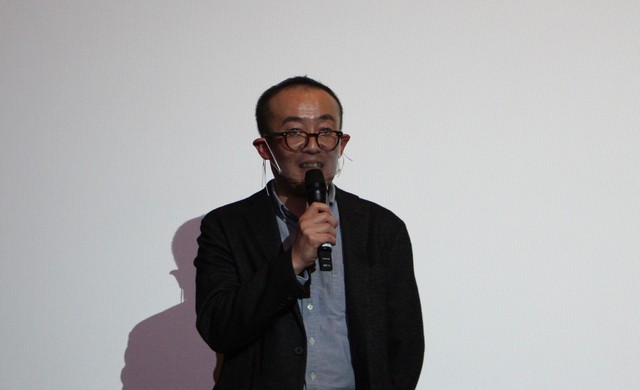 ドラマ版の演出、劇場版の監修を担当したNHK大阪拠点放送局制作部の安達もじりさん＝OSシネマズミント神戸