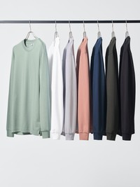 エアリズムコットンクルーネックTシャツ（提供写真）