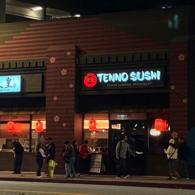 こちらが話題のTENNO SUSHI（kosmosさん提供）