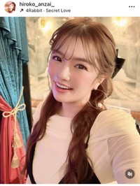 安西ひろこインスタグラム＠hiroko_anzaiより