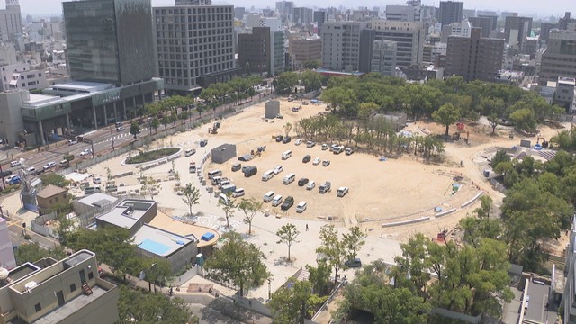 再整備中の高松市中央公園