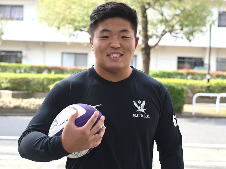ラグビー - 明治大学・西野帆平 重戦車軍団を引っ張るHOは「スクラムで