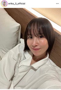 山川恵里佳インスタグラム＠erika_3_officialより