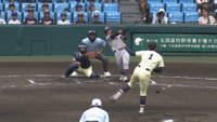 ショートゴロの間に花巻東が1点先制