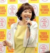イベントを行った岩崎良美＝2026年4月