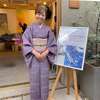 2024年11月、初の個展「Hawaiian手描き友禅equbo」を開催（画像提供：タカハシ ヤスコさん）