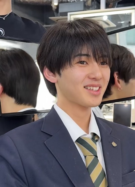 爽やかに大変身したお客様。後日、告白が成功したと佐々田さんの元に連絡がきたのだとか／佐々田和海さん（@d.d.sasadakazumi）提供