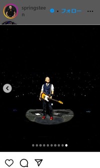 ブルース・スプリングスティーンのインスタグラム＠springsteenより