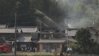 火事の現場
