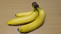 購入直後のバナナ。（筆者撮影）
