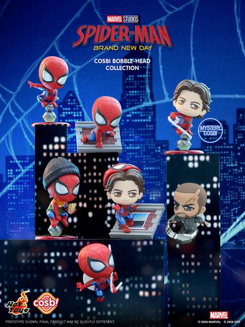 ピタッとくっつくスタンドも！『スパイダーマン：ブランド・ニュー