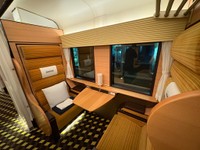 WEST EXPRESS 銀河のグリーン席、通常モードはこんな感じ（くぼさん提供）