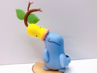 マダツボミに吸われるヌオー！（提供：おきは🧭okIha）