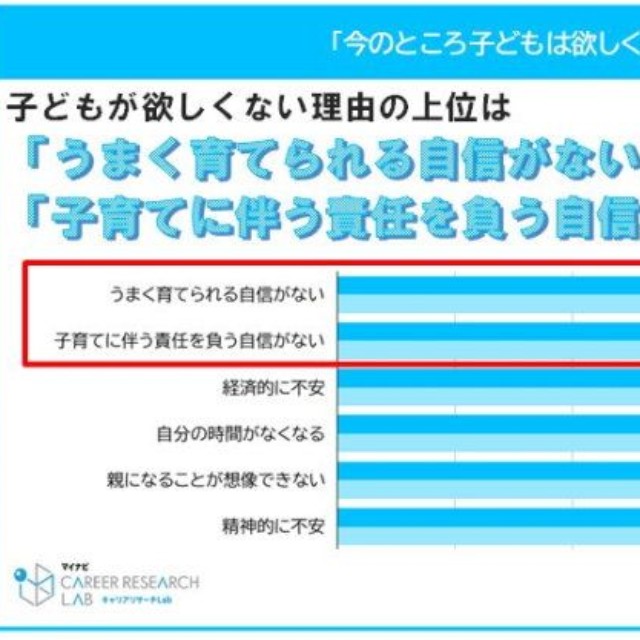 子どもが欲しくないと思う理由（提供画像）