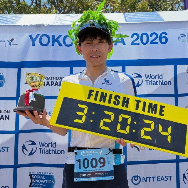 トライアスロンに挑戦3（本間太希さん提供）