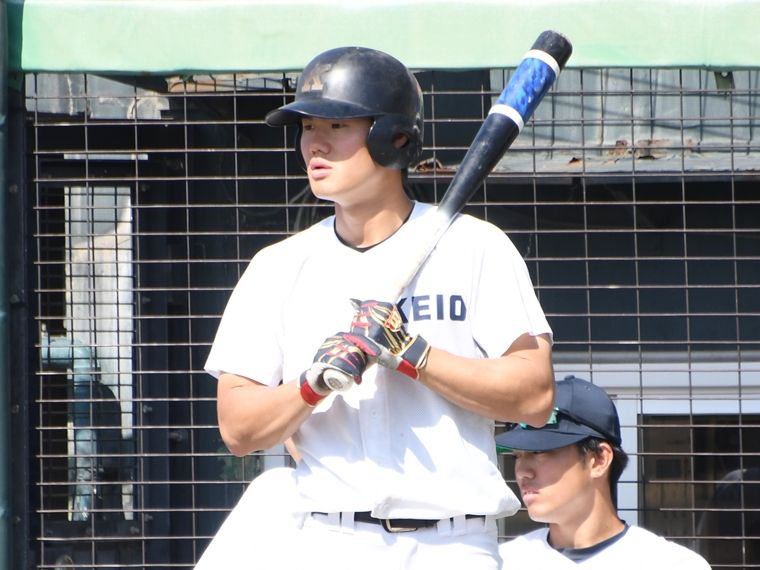 野球 - 慶應義塾大・今津慶介 レギュラー獲得のきっかけとなった俯瞰の