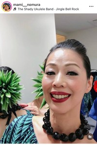 野村真美インスタグラム＠mami__nomuraより