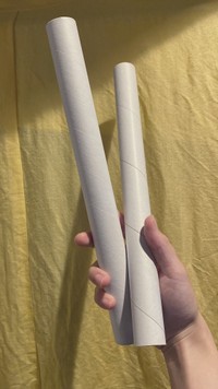 法螺貝が無くても大丈夫！ラップで代用できます