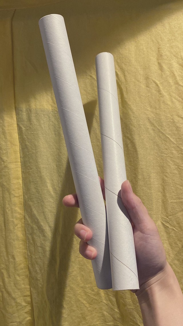 法螺貝が無くても大丈夫！ラップで代用できます