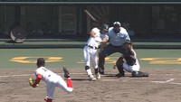 ＜速報中＞岡山大会準決勝第1試合　おかやま山陽が1回に先制も岡山学芸館が4回に逆転　両チーム4番がタイムリー