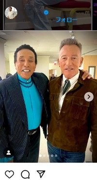 スモーキー・ロビンソンのインスタグラム＠smokeyrobinsonより