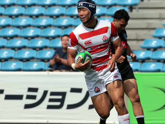 ラグビー - 佐賀工業の井上達木・服部亮太 高校日本代表のハーフ団を
