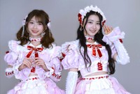 辻野かなみ（左）と杏ジュリア(撮影・金居みつよし）