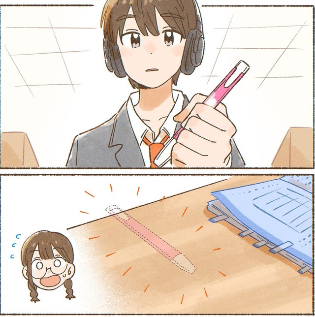 いつの間にかマーカーが落ちていて…（前川わかばさん提供）