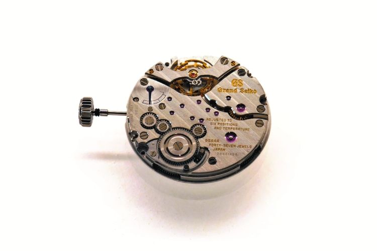 グランドセイコーの新型の手巻き時計に搭載されている内部機構「9SA4」