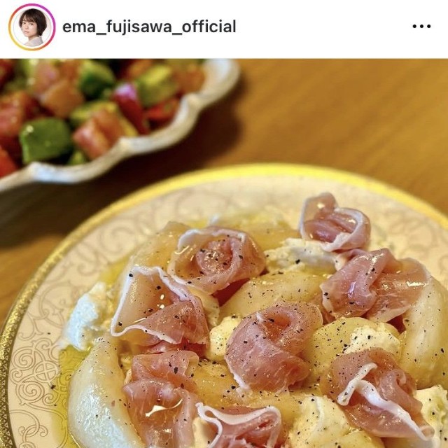 藤澤恵麻インスタグラム＠ema_fujisawa_officialより
