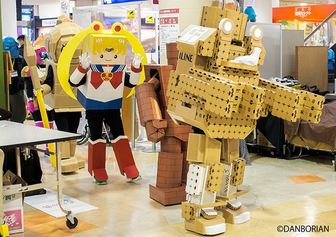 Cardboard cosplay event gains steam in Aomori winters The Asahi