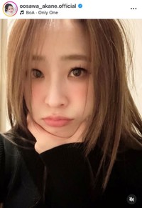 大沢あかねインスタグラム(＠oosawa_akane.official)より