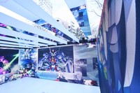 「機動戦士ガンダム水星の魔女EXPO」のLED決闘展示より (C)創通・サンライズ・ MBS