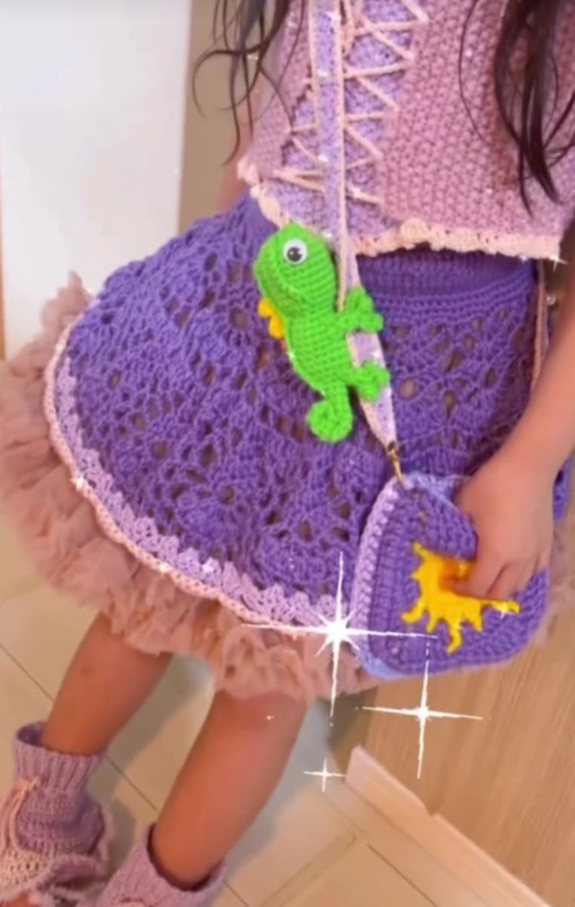 お孫さんは大喜びだったそう／taatan_amuamuさん（@taatan_amuamu）提供