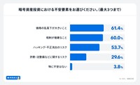 暗号資産投資における最大の不安要素（出典：家計診断・相談サービス「オカネコ」調べ）