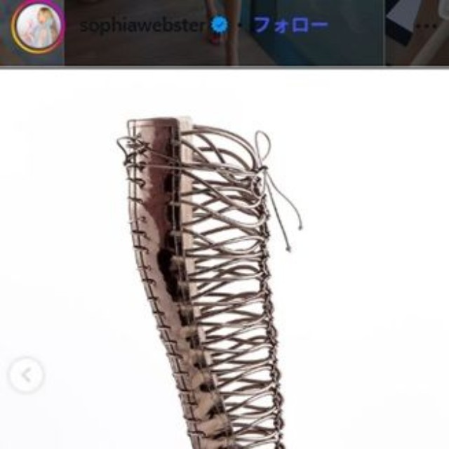 ソフィア・ウェブスター氏のインスタグラム＠sophiawebsterより