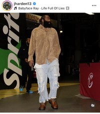 ジェームズ・ハーデンのインスタグラム＠jharden13より